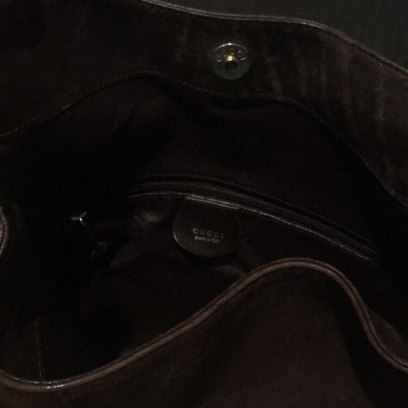 Gucci, chocolate brown leather Diana handbag - Picture 4 of 8
